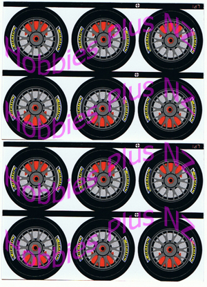 JK Front Wheel Sticker Michelin JK 20036