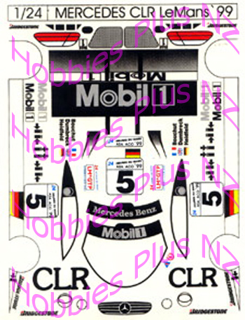 JK Mercedes CLR Decals JK 7183ST JK 7183ST 